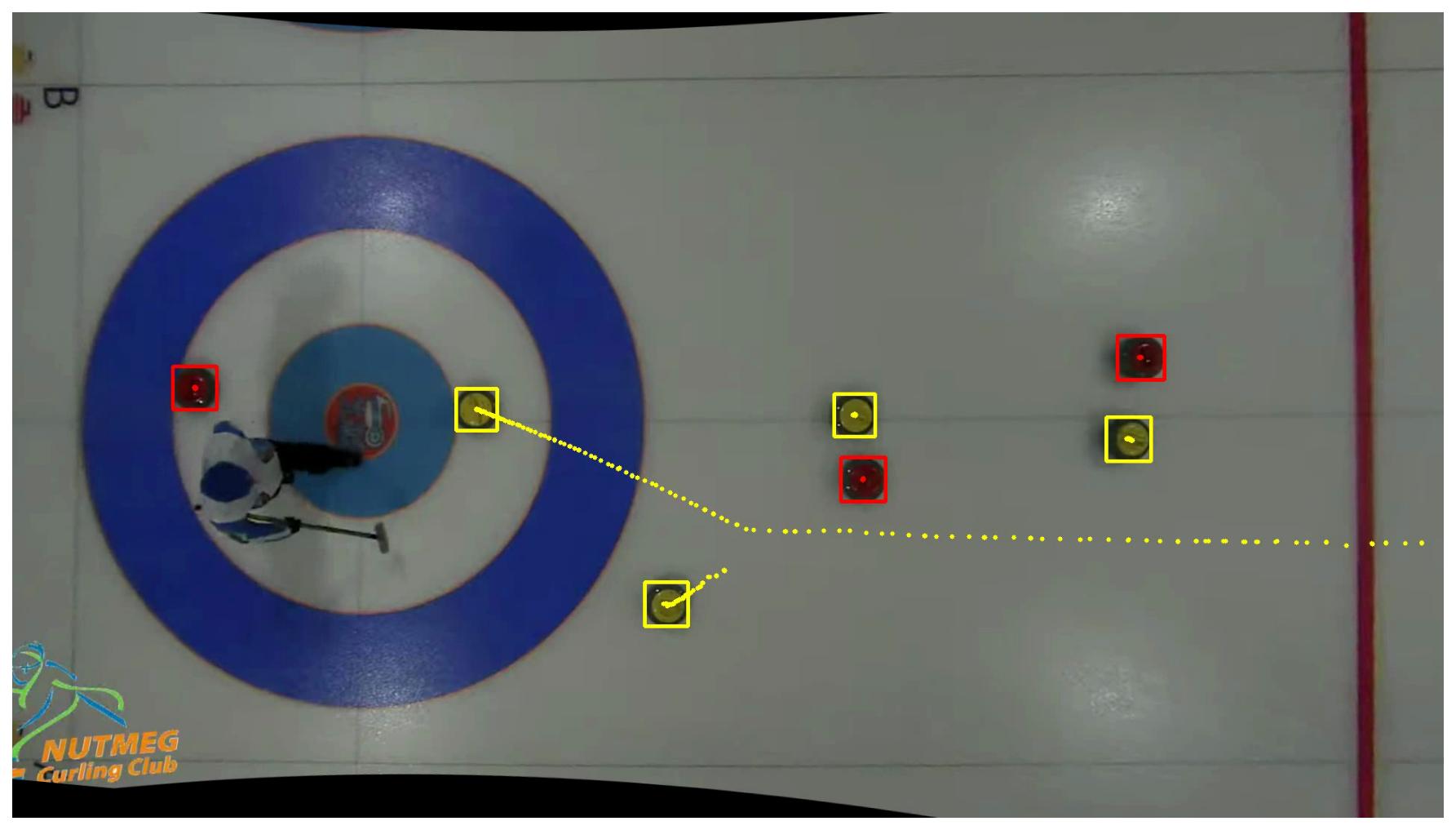 FastSAM rocks with trajectories